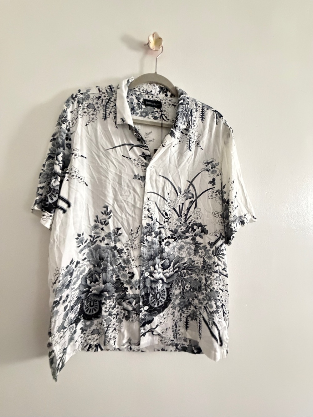 Skingraft “BEACH GOTH SHIRT” Short-Sleeve Button Shirt